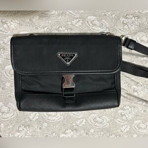 Prada Re-Nylon and Saffiano Smartphone case crossbody bag